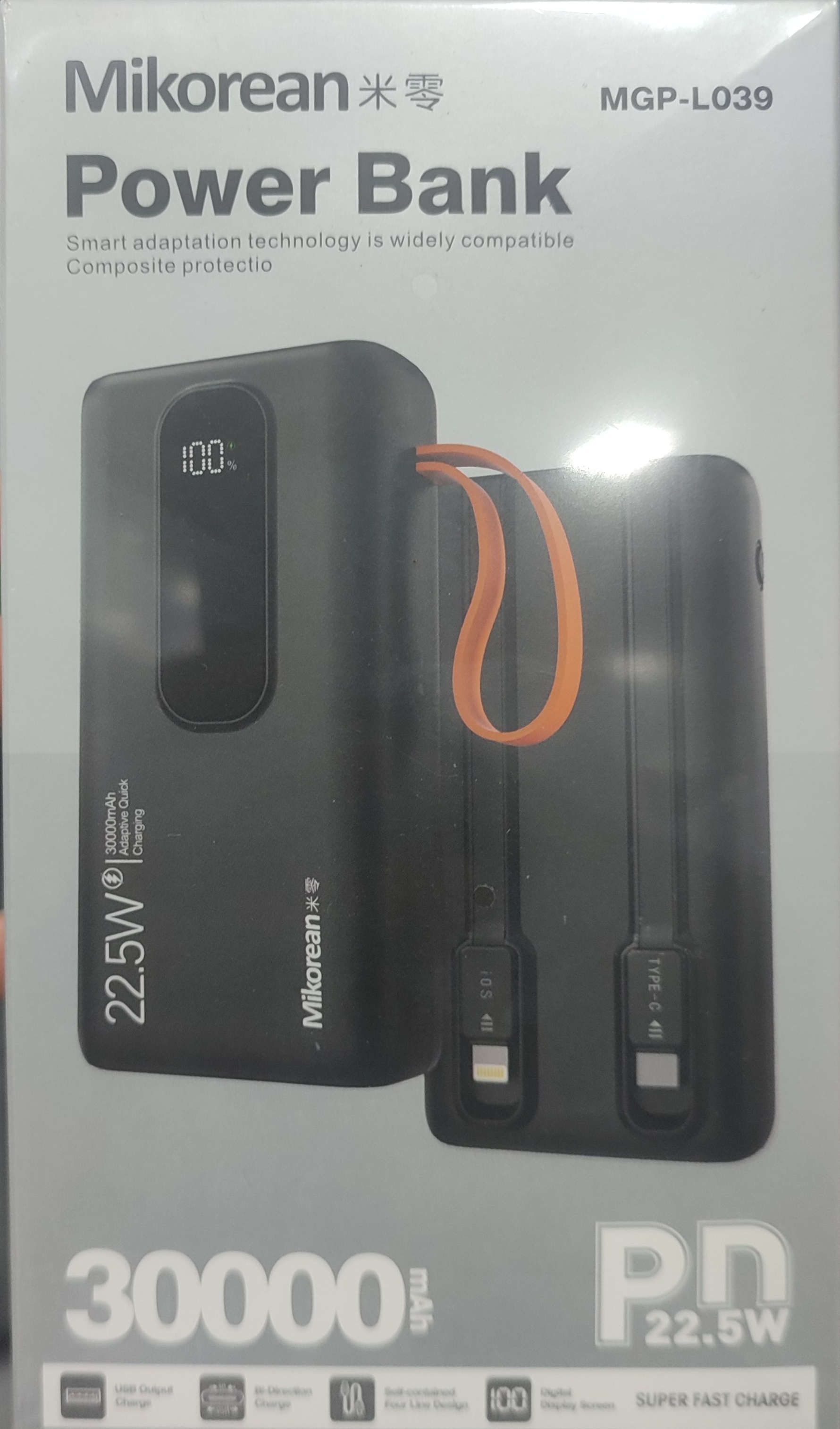 MIKOREAN MGP-L039 30000MAH  POWER BANK