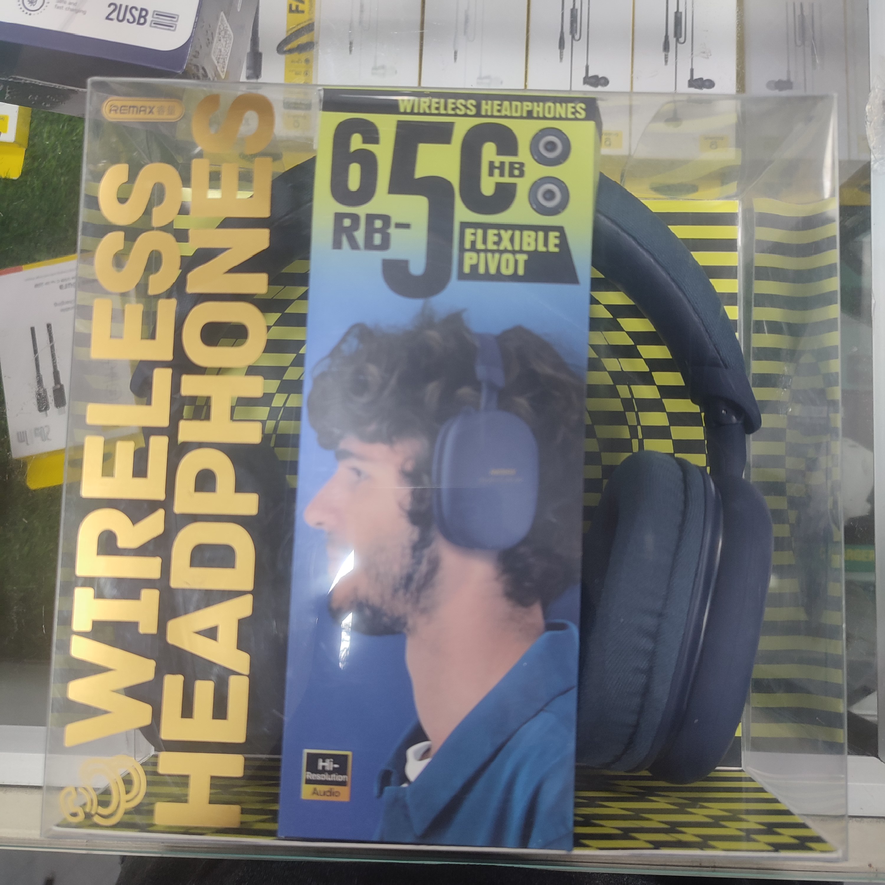 REMAX RB-650 WIRELESS HEADPHONE BLUE