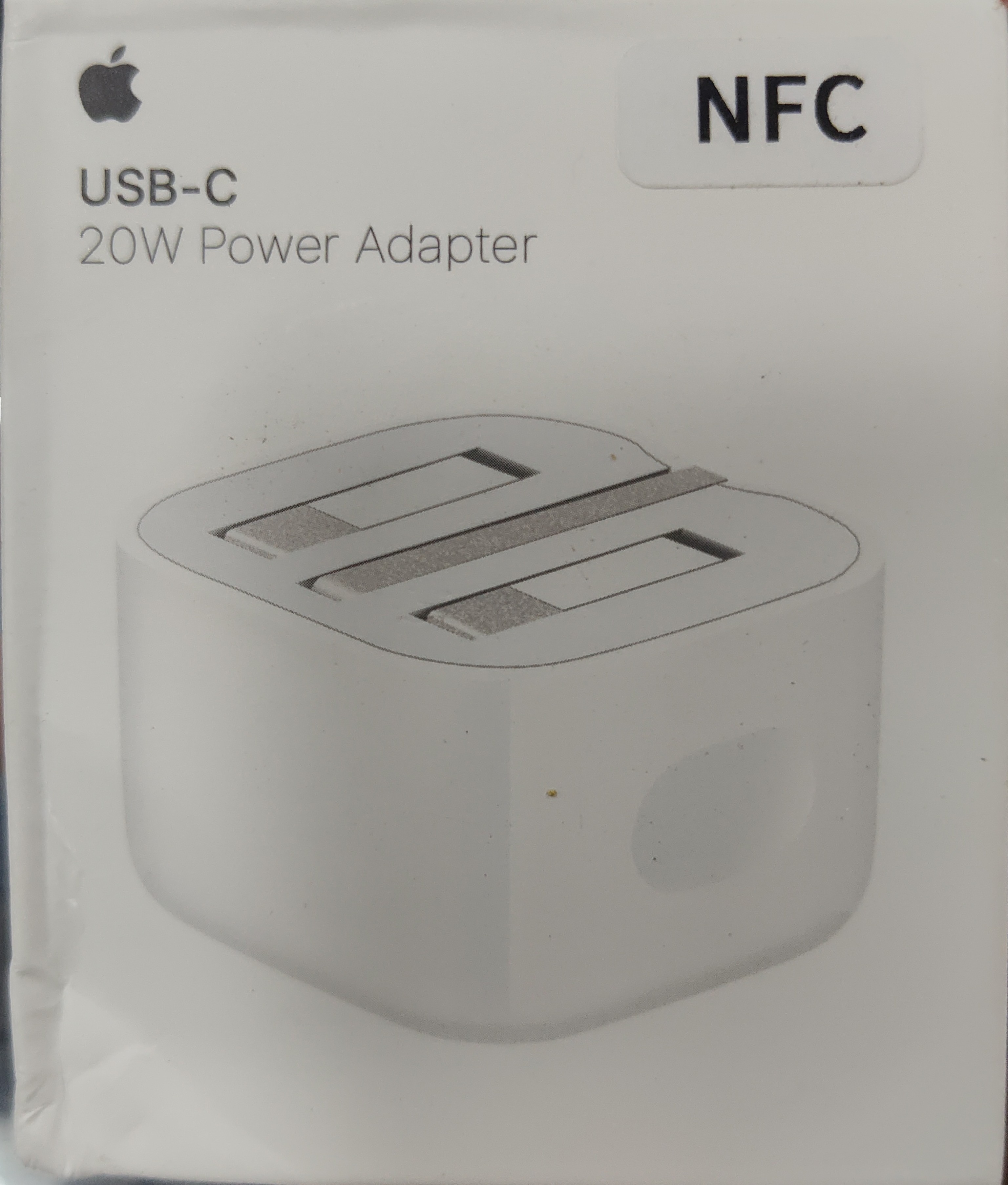 APPLE 20W ADAPTER 3PIN UK NFC