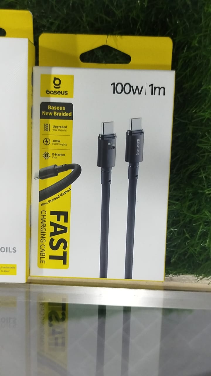 BASEUS CB000217 100W 1M C TO C FAST CHARGING CABLE