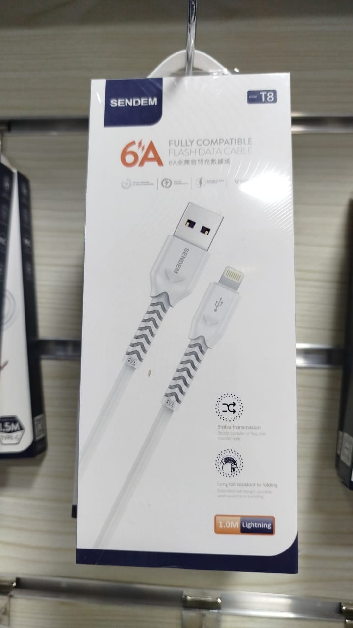 SENDEM T8 6A USB-Lighing Cable