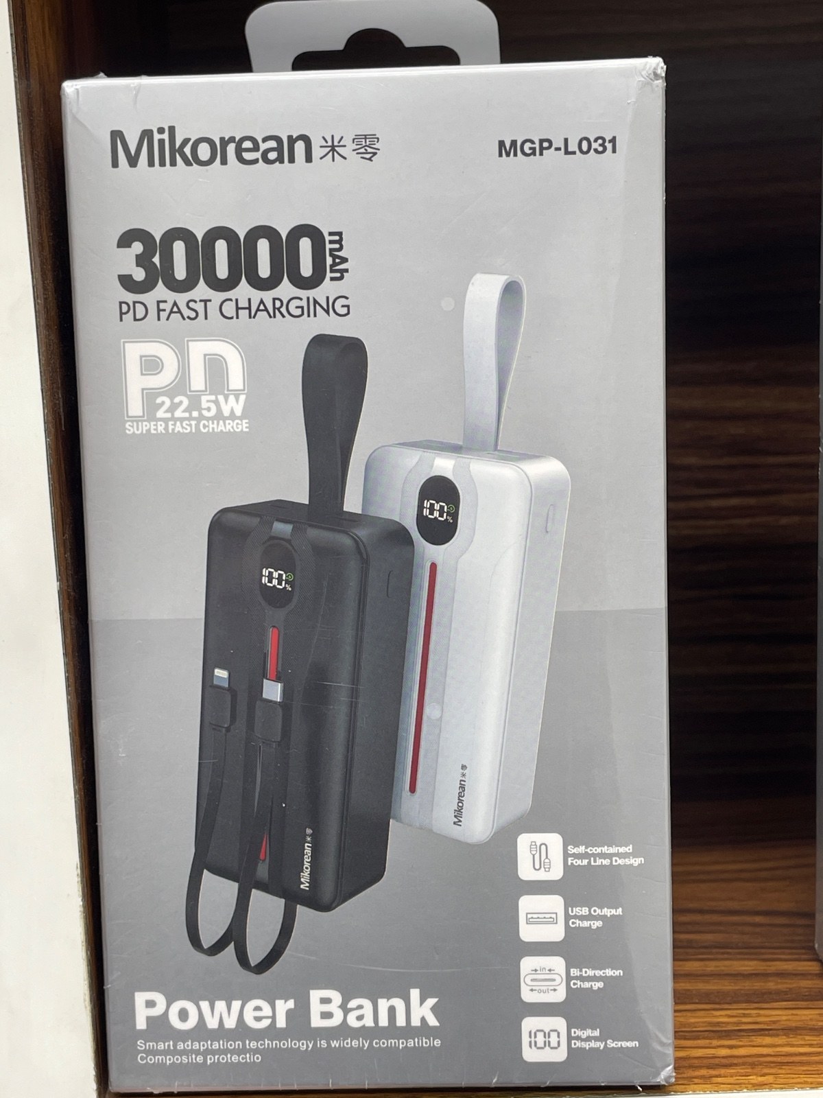 MIKOREAN MGP-L031 30000MAH POWER BANK