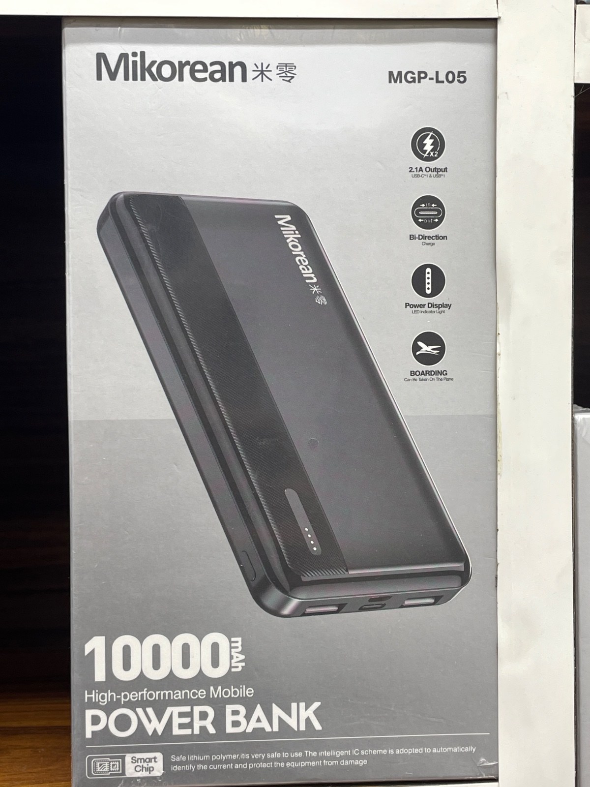 MIKOREAN MGP-L05 10000MAH POWER BANK